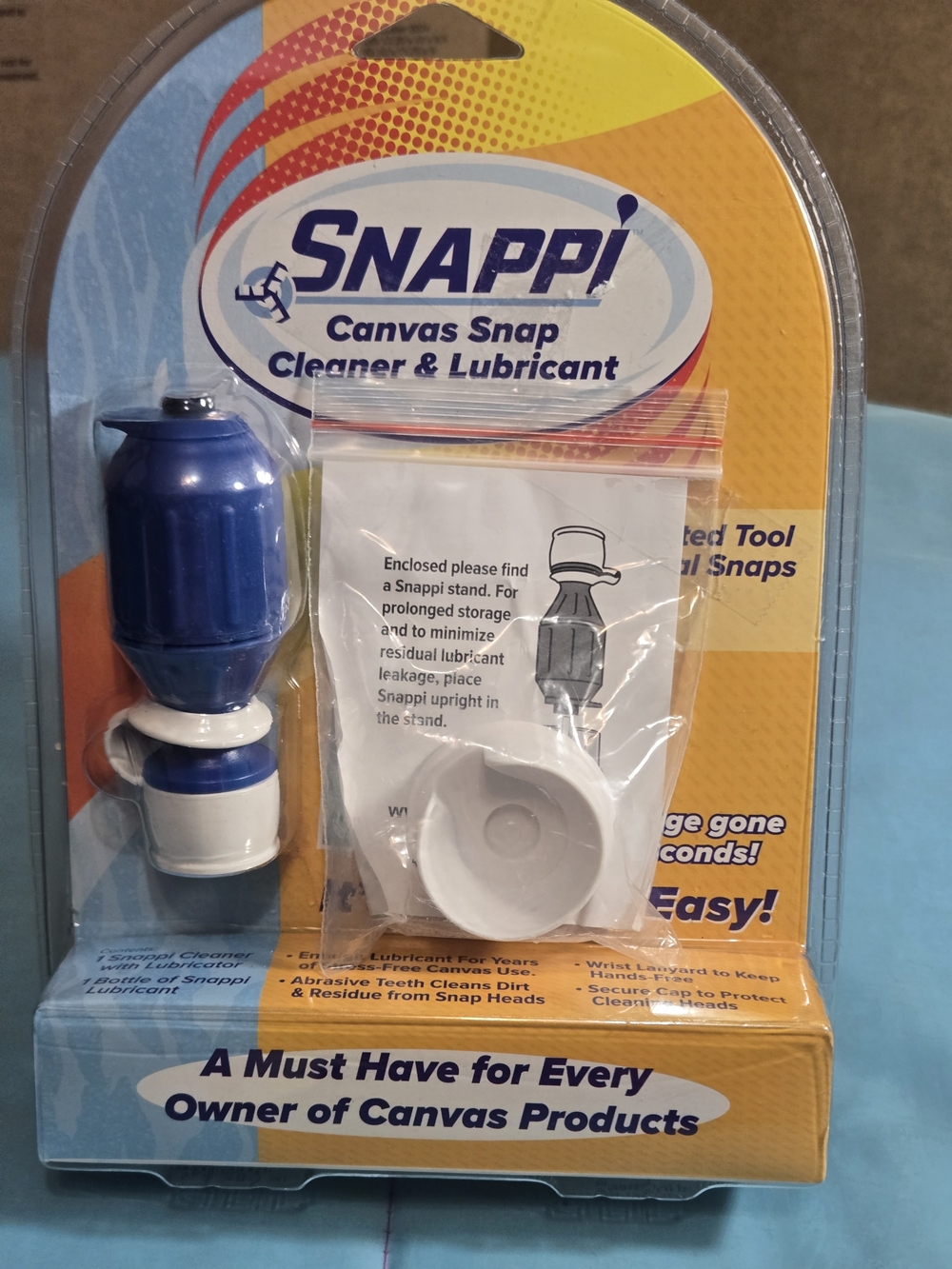 Snappi Canvas Snap Cleaner & Lubricant Makes Maintenance Easier